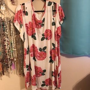 Cold shoulder dress